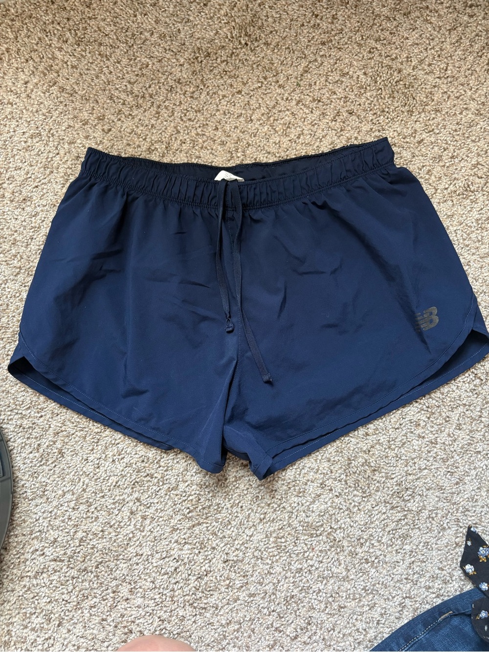New Balance Women's Dark Navy Athletic Running Shorts